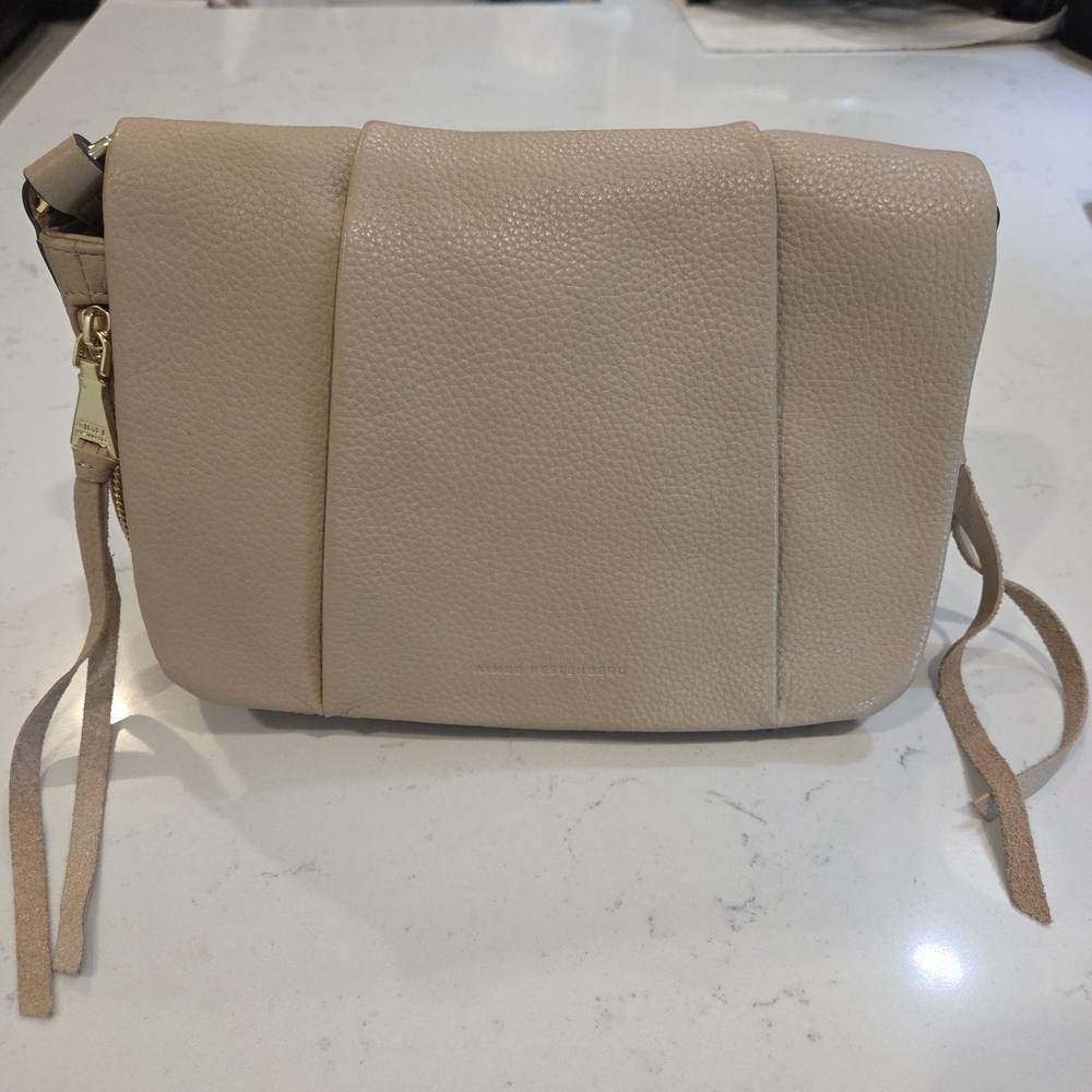 Aimee Kestenberg Oat Leather Crossbody Bag